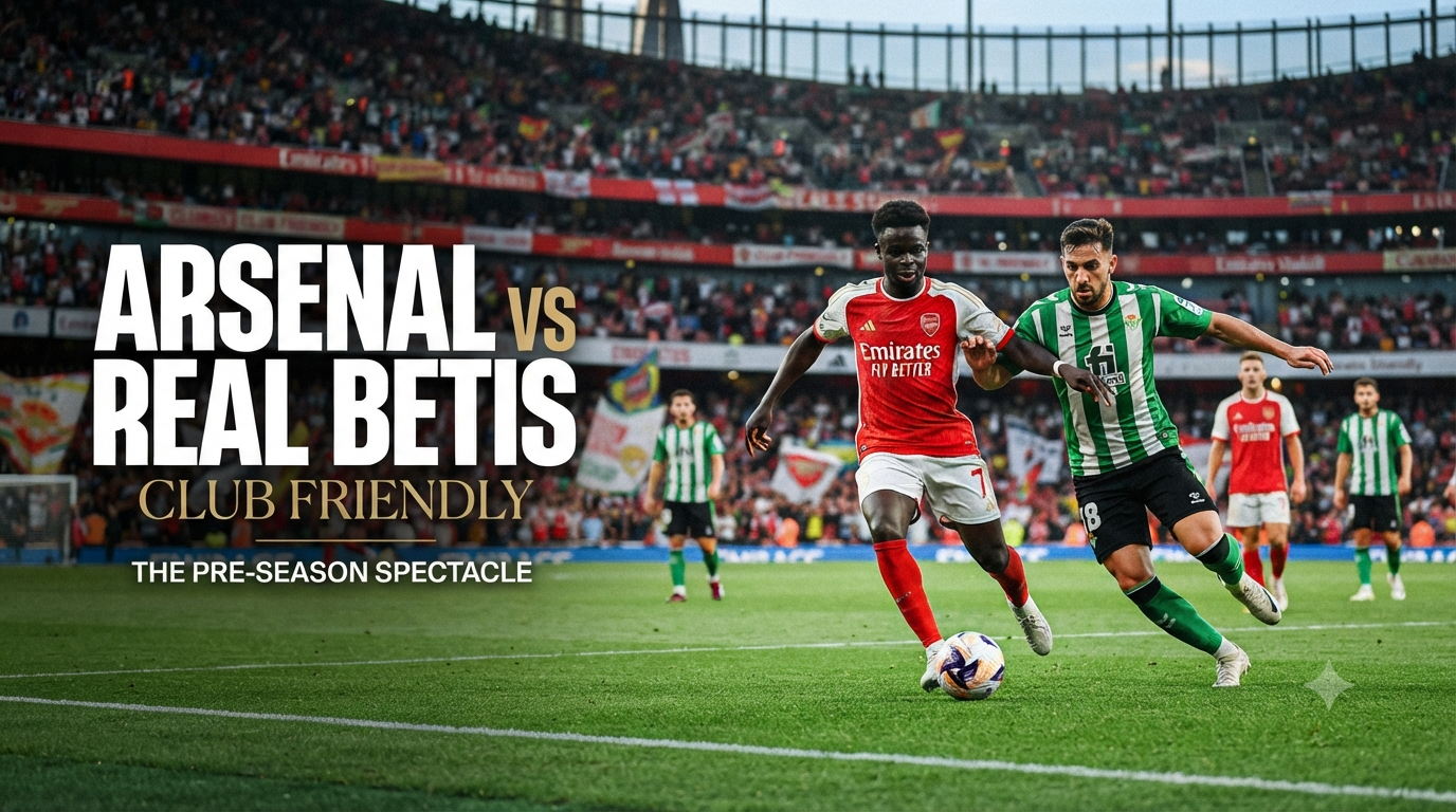 Score808 Streaming Arsenal vs Real Betis Club Friendly Dini Hari Ini Pukul 01.30 WIB - Saksikan Keseruan Laga Persahabatan Elite